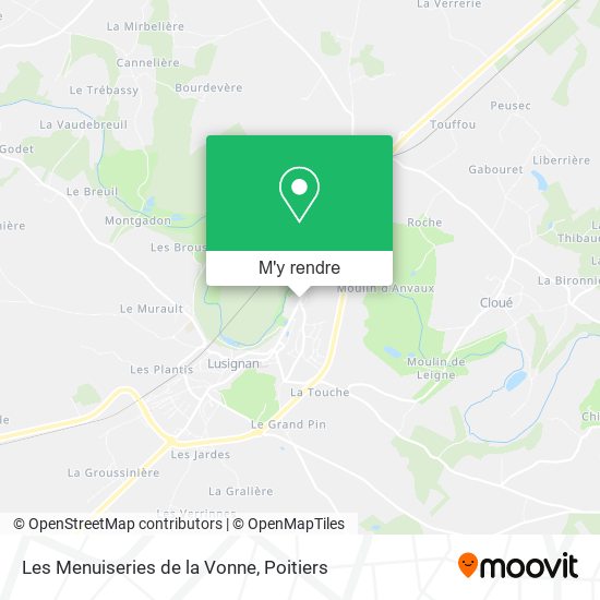 Les Menuiseries de la Vonne plan
