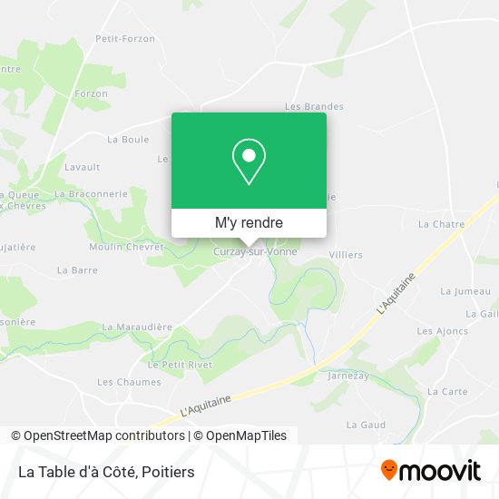 La Table d'à Côté plan
