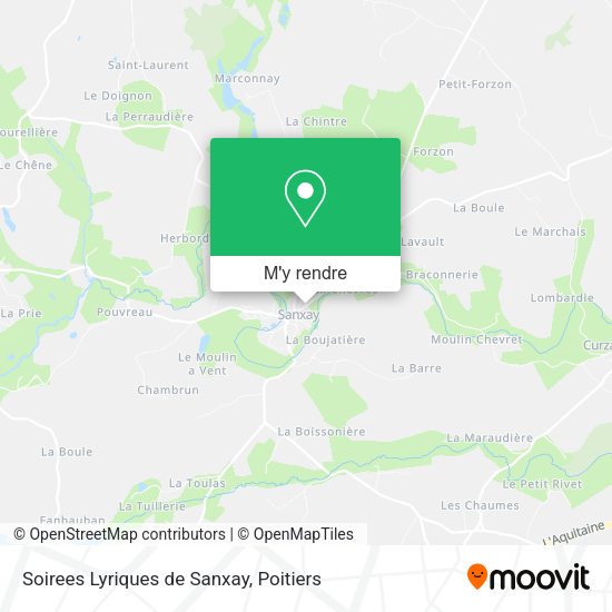 Soirees Lyriques de Sanxay plan