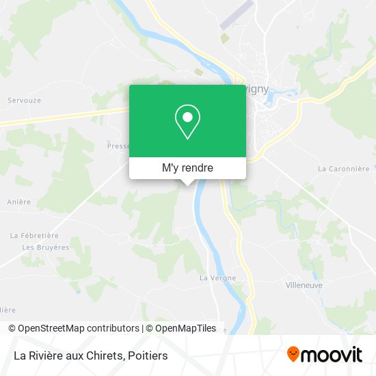 La Rivière aux Chirets plan