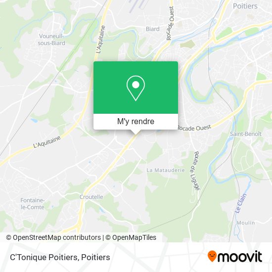 C'Tonique Poitiers plan