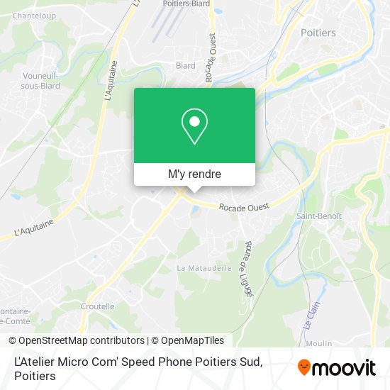 L'Atelier Micro Com' Speed Phone Poitiers Sud plan