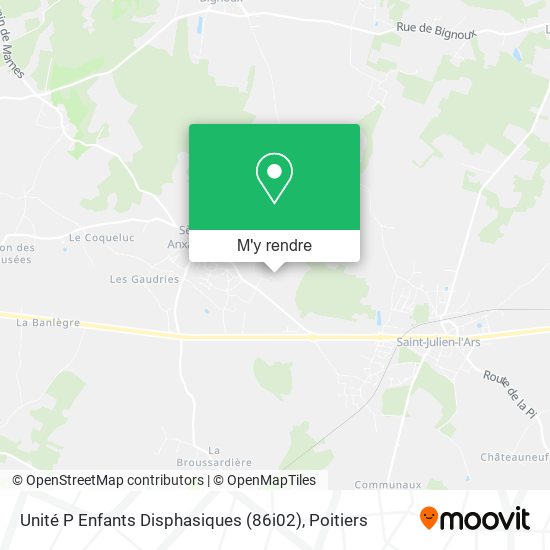 Unité P Enfants Disphasiques (86i02) plan
