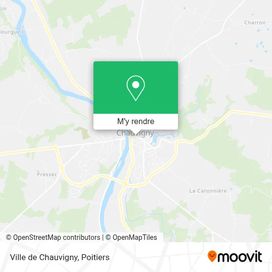 Ville de Chauvigny plan