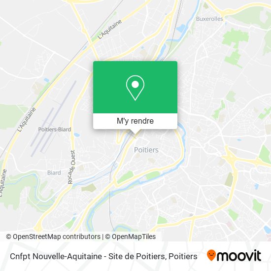 Cnfpt Nouvelle-Aquitaine - Site de Poitiers plan