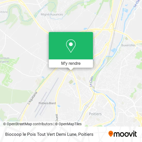 Biocoop le Pois Tout Vert Demi Lune plan