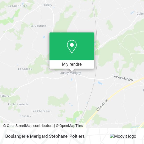 Boulangerie Merigard Stéphane plan