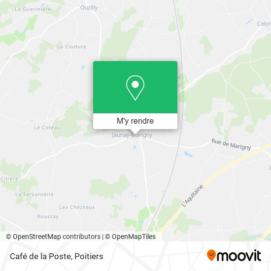 Café de la Poste plan