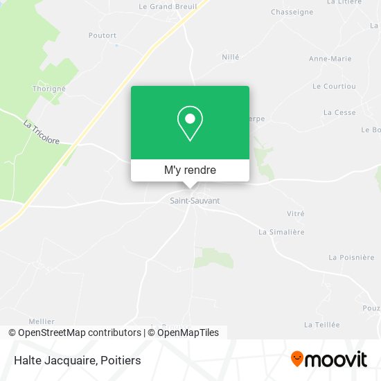 Halte Jacquaire plan