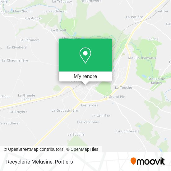 Recyclerie Mélusine plan