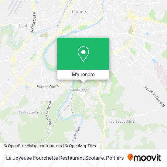 La Joyeuse Fourchette Restaurant Scolaire plan