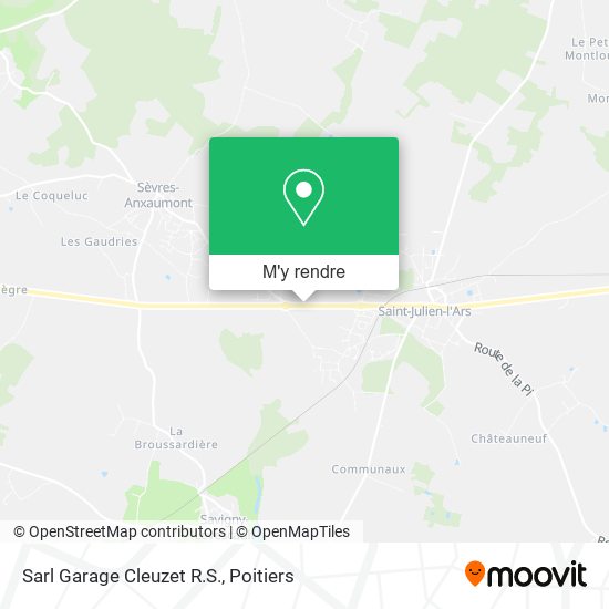 Sarl Garage Cleuzet R.S. plan