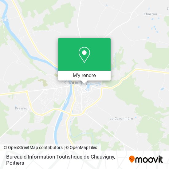Bureau d'Information Toutistique de Chauvigny plan