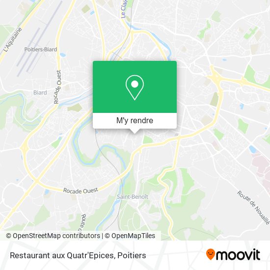Restaurant aux Quatr'Epices plan