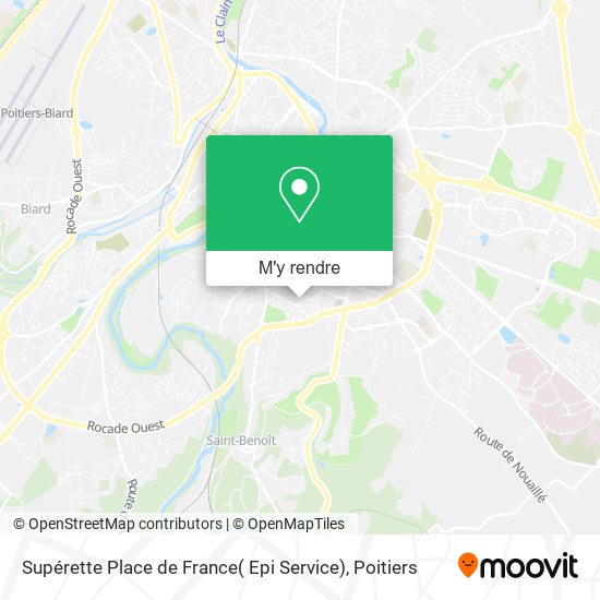 Supérette Place de France( Epi Service) plan