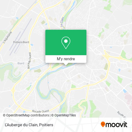L'Auberge du Clain plan