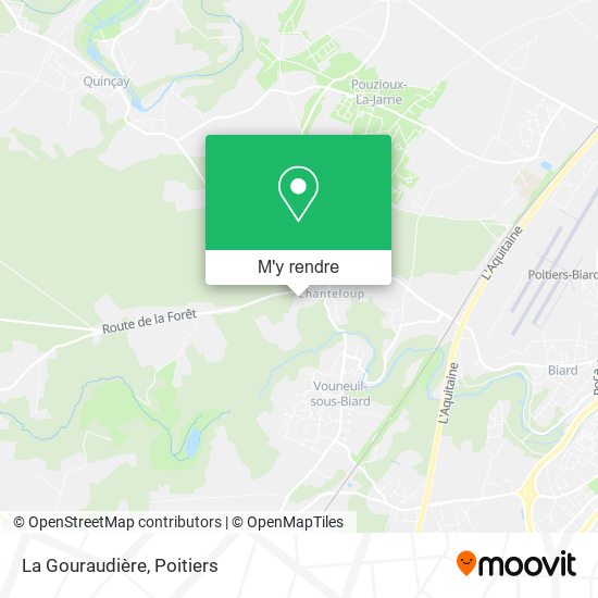 La Gouraudière plan