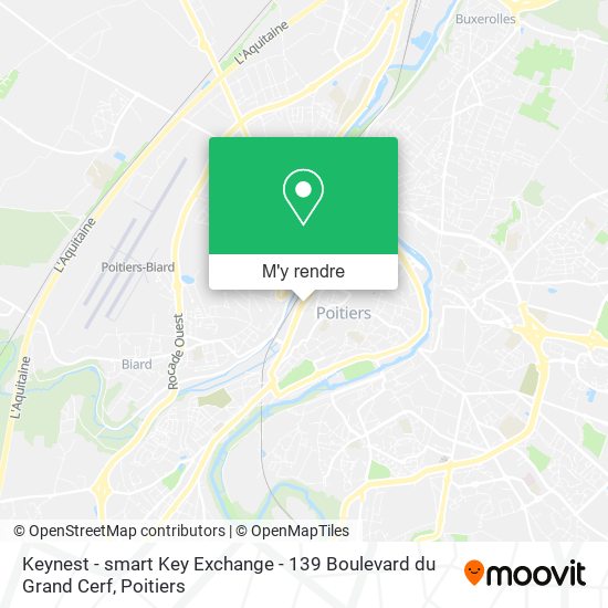 Keynest - smart Key Exchange - 139 Boulevard du Grand Cerf plan