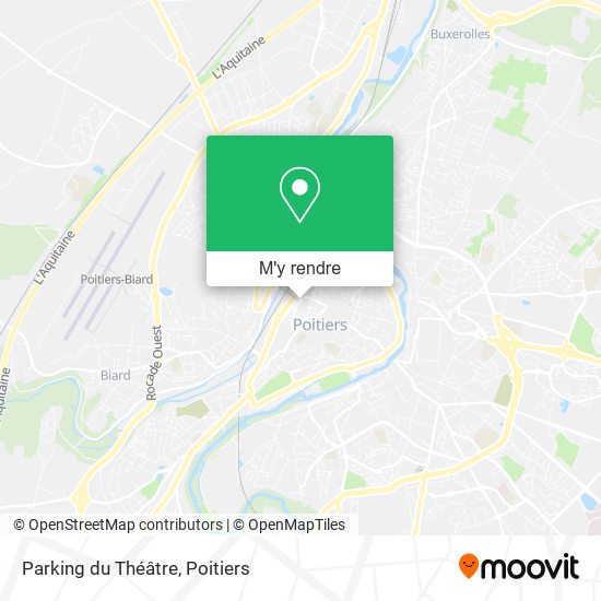 Parking du Théâtre plan