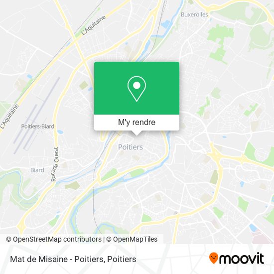Mat de Misaine - Poitiers plan