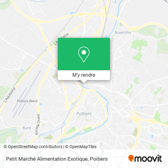 Petit Marché Alimentation Exotique plan