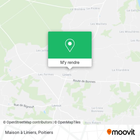 Maison à Liniers plan