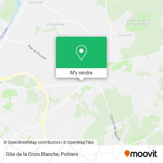 Gîte de la Croix Blanche plan