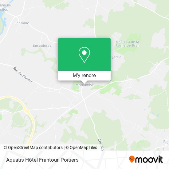 Aquatis Hôtel Frantour plan