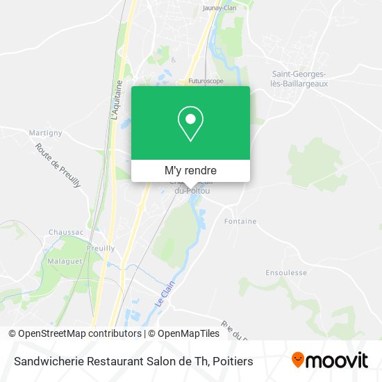 Sandwicherie Restaurant Salon de Th plan