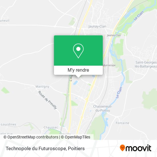 Technopole du Futuroscope plan
