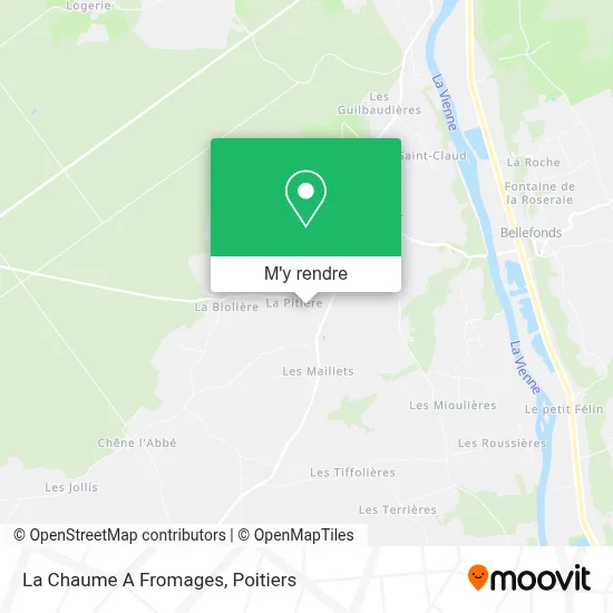 La Chaume A Fromages plan