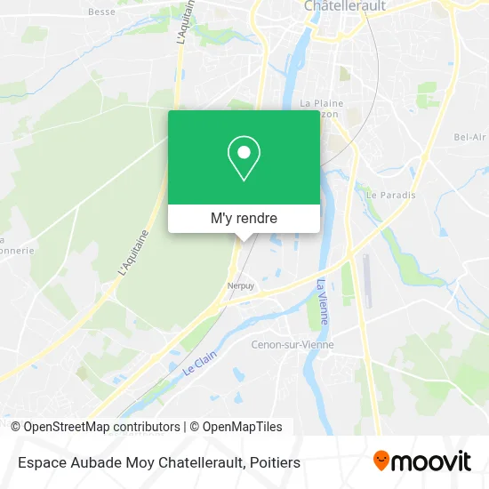 Espace Aubade Moy Chatellerault plan