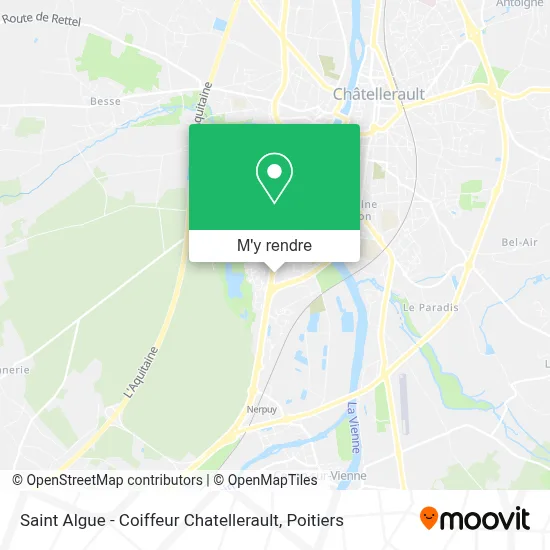 Saint Algue - Coiffeur Chatellerault plan