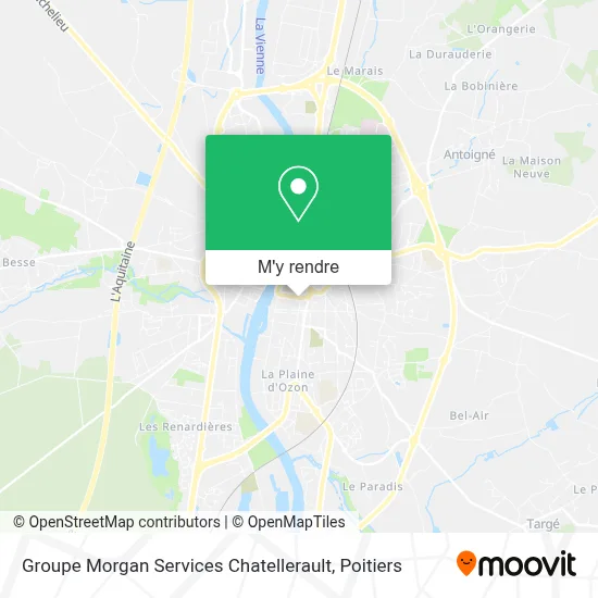 Groupe Morgan Services Chatellerault plan