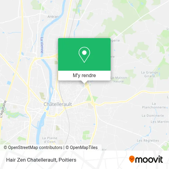 Hair Zen Chatellerault plan