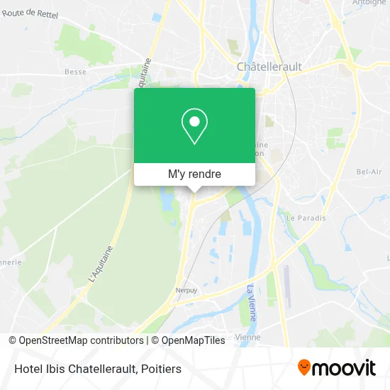 Hotel Ibis Chatellerault plan