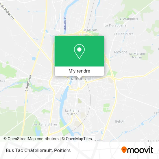 Bus Tac Châtellerault plan