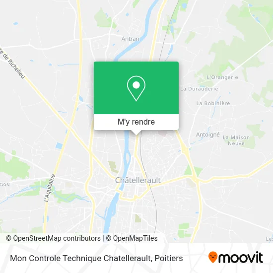 Mon Controle Technique Chatellerault plan