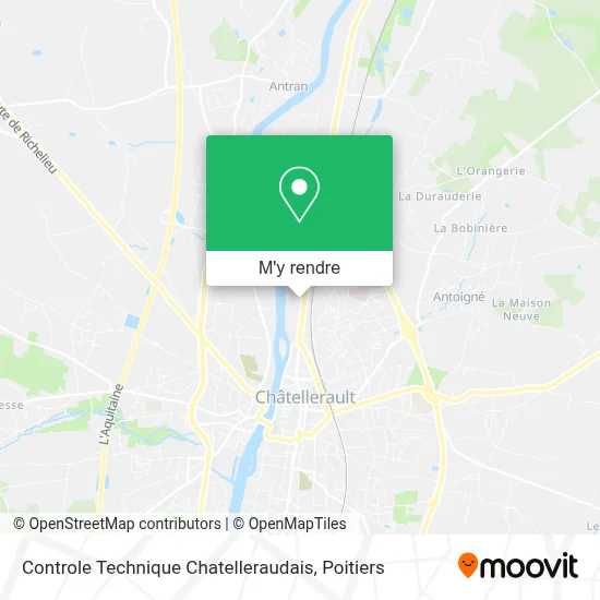 Controle Technique Chatelleraudais plan