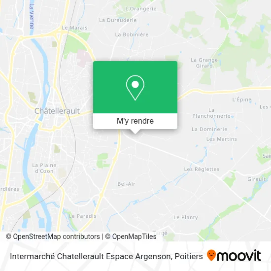 Intermarché Chatellerault Espace Argenson plan