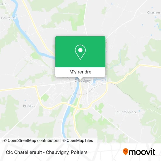Cic Chatellerault - Chauvigny plan