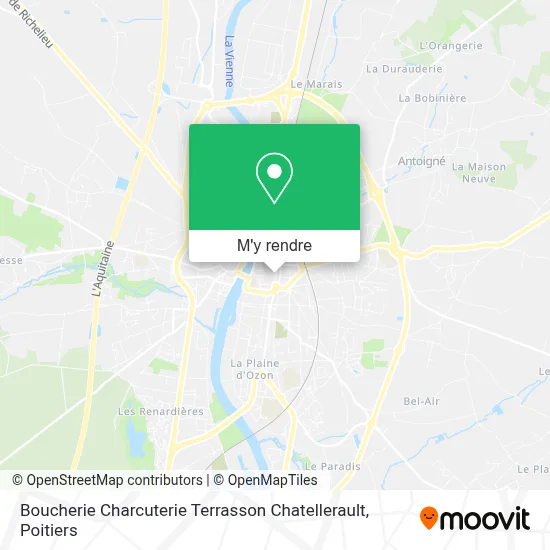 Boucherie Charcuterie Terrasson Chatellerault plan