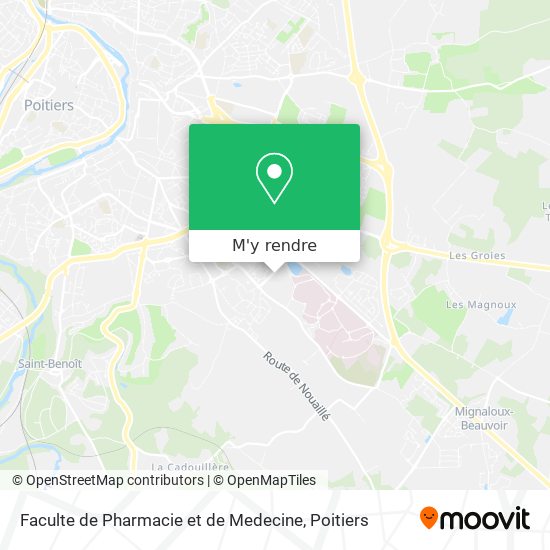 Faculte de Pharmacie et de Medecine plan