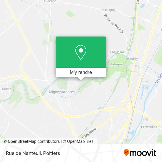 Rue de Nanteuil plan