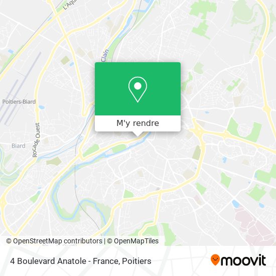 4 Boulevard Anatole - France plan