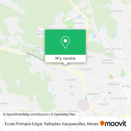École Primaire Edgar Tailhades Vacquerolles plan