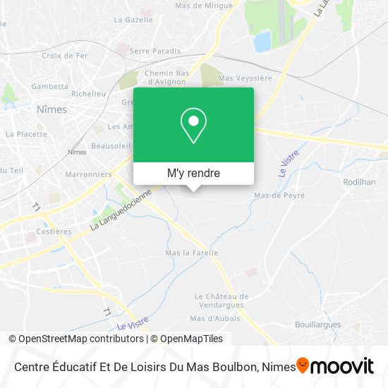 Centre Éducatif Et De Loisirs Du Mas Boulbon plan