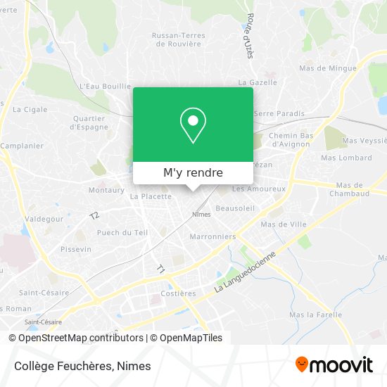 Collège Feuchères plan
