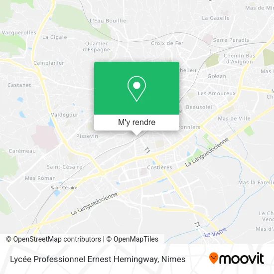 Lycée Professionnel Ernest Hemingway plan