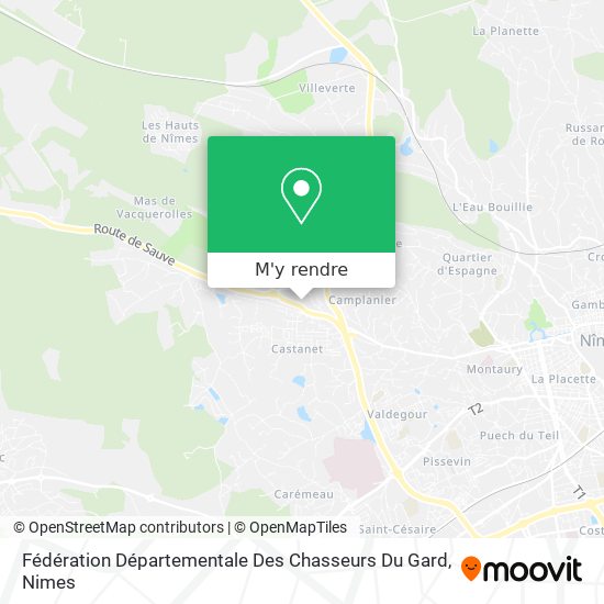 Fédération Départementale Des Chasseurs Du Gard plan